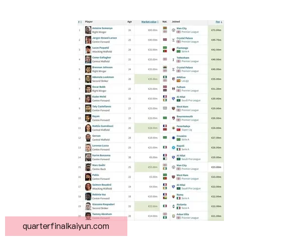 德甲转会赢家榜解析：各队在冬窗表现值得关注